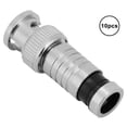 thumbnail image 3 of BNC Connector,10pcs BNC Compression Male BNC Male Connector BNC Adapter Time-Tested Durability, 3 of 9