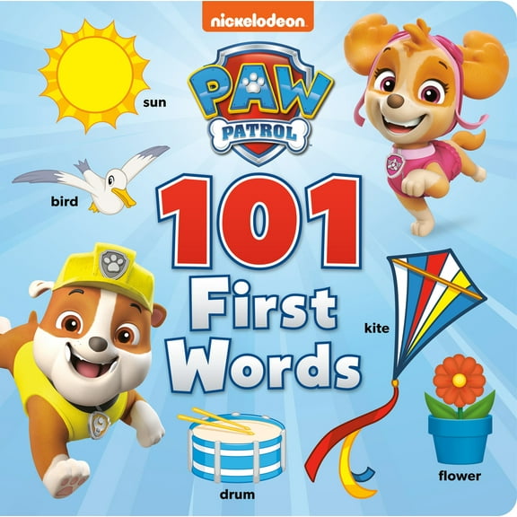 Pre-Owned Paw Patrol 101 First Words (Paw Patrol) (Board book) 0593710398 9780593710395
