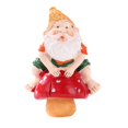thumbnail image 2 of Figura de Papá Noel, adorno navideño de escritorio, escultura decorativa de resina, decoración navideña, estatua de Papá Noel para jardín de hadas., 2 of 10
