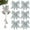 Silver, variant on Red Glitter Ribbon Bow Tie Christmas Tree Shiny Bow Glitter Twist Tie Bows Christmas Bow for Xmas Tree Party Wedding Birthday Festival Wreath Ornaments Gift Box Wrapping (24 Pcs, 5.5 inch)