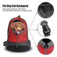 thumbnail image 4 of Breathable Head Out Design Dog Carrier Backpack Red S, 4 of 4