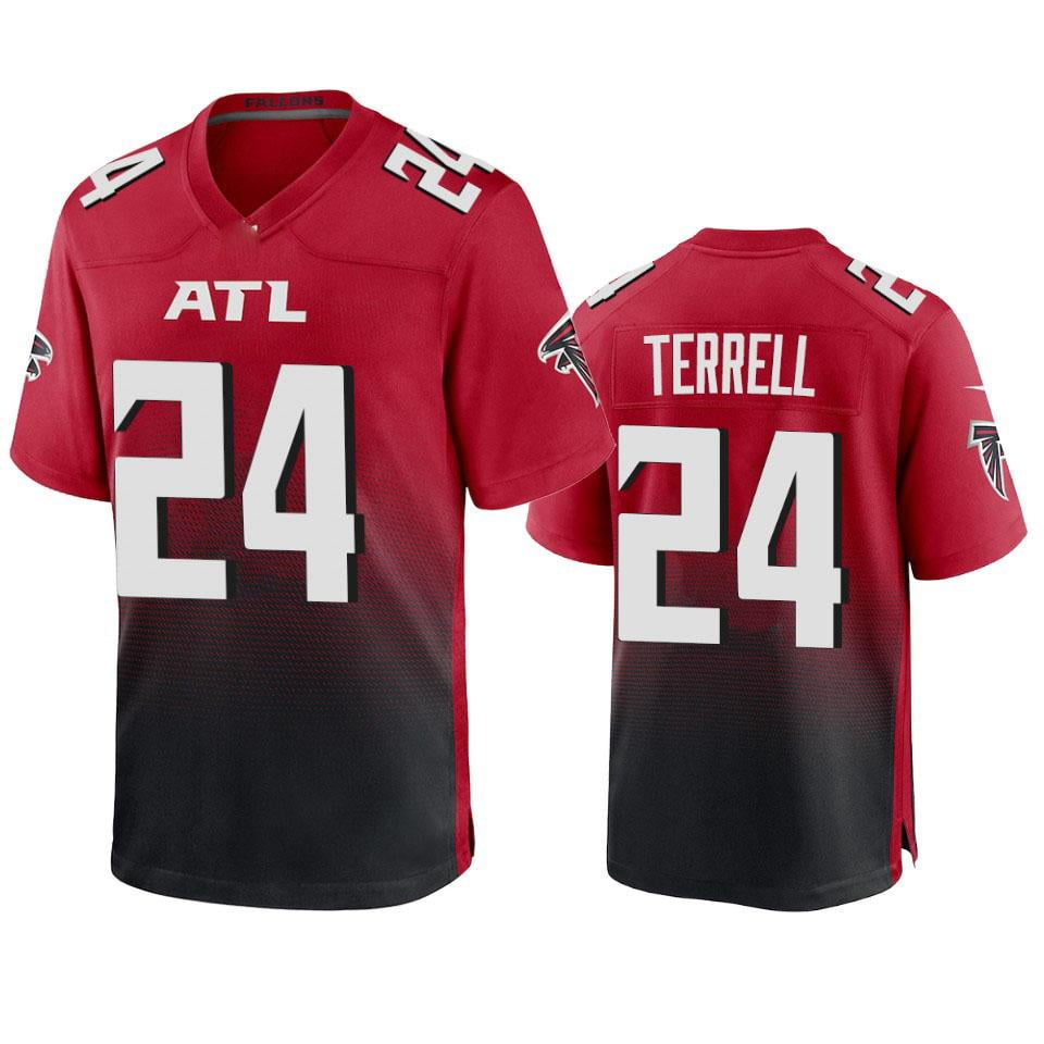 NFL_Jerseys Jersey Atlanta''Falcons''#11 Julio Jones 25 Ito Smith 21 Todd  Gurley II''NFL''Women Red Custom 2nd Alternate Limited Jersey 