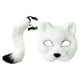 thumbnail image 3 of Conjunto de accesorios de cola de máscara de gato falso, accesorios de disfraces de cosplay de animales para espectáculos escénicos Blanco, 3 of 8