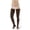Black, variant on AW Style 265 Microfiber Opaque 20-30 mmHg Firm Compression Open Toe Thigh High Stockings w/Dot Band Black Large
