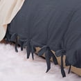 thumbnail image 7 of PiccoCasa 3Pcs Microfiber Duvet Cover Set with 2 Pillowcases, King Navy Blue, 7 of 7