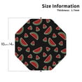 thumbnail image 2 of Kdxio Watermelon Funny Coasters,4 Pcs Leather Coasters,Housewarming Gifts,Protect Furniture from Water Marks Scratch and Damage, 2 of 8