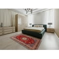 thumbnail image 4 of Ahgly Company Indoor Rectangle Traditional Orange Salmon Pink Persian Area Rugs, 7' x 9', 4 of 6