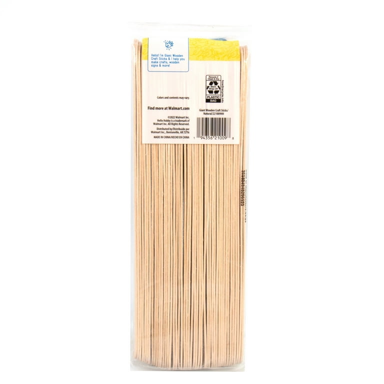 5.75 inch Wood Craft Sticks-45pc/pkg