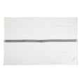 thumbnail image 5 of Arkwright Power Gym Hand Towels (12 Pack), 16x27 in., Soft Cotton, White with Grey Stripe, 5 of 6