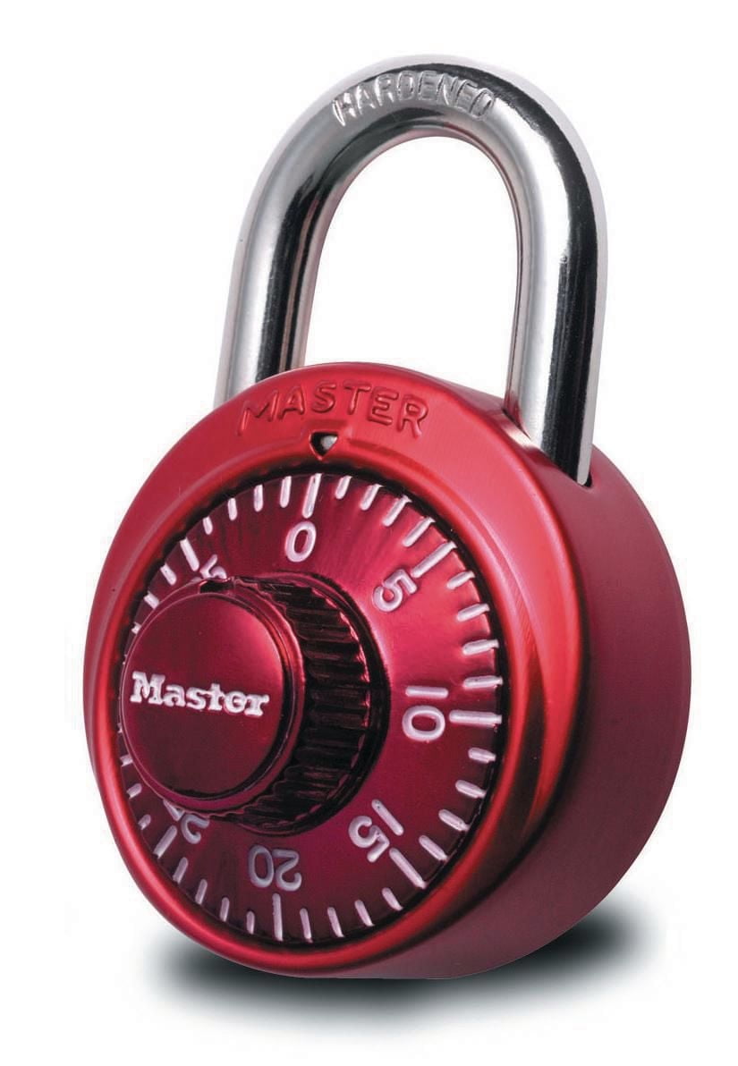 Master Lock X-Treme Colour Combination Lock #1530DCM