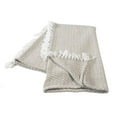 thumbnail image 1 of LR Resources THROW80180BEW4250 Diamonds Fringe Throw Blanket, Beige & Ivory - Rectangle, 1 of 1