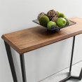 thumbnail image 3 of International Caravan Hamburg Wood Console Table in Canyon Oak, 3 of 3