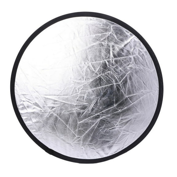WHAMVOX Silver Photography Reflector with White and Silver Sides for Perfect Lighting in Any Scene 1 Lightweight Nylon