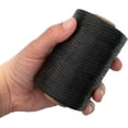 thumbnail image 5 of The Beadsmith Artificial Sinew – Waxed Polyester Cord, Black Color, 5-Ply, 8 oz, 273 yds / 820 ft, 5 of 7