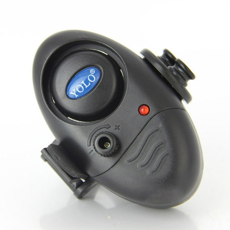 Electronic LED Light Fishing Bite Alarm Sound Alert Fish Indicator Bell Rod  Clip 