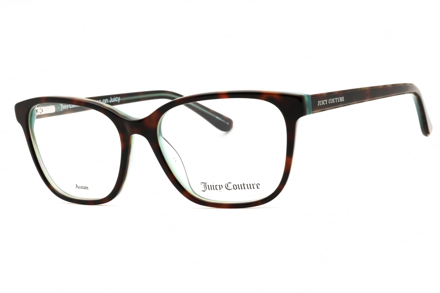 Juicy Couture Rectangle Women Dark Havana Acetate Juicy Couture 219 Full Rim Rectangular Dark Havana  main image 2