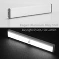 thumbnail image 4 of 10 lámparas LED, inalámbricas, recargables por USB, magnetizadas, con sensor de movimiento, portátiles, luz de armario, luz portátil de emergencia, luz de noche para niños, extra, plateadas, 4 of 5