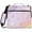 Rainbow Stars and Cloud Pattern, variant on Zipper Binder with Shoulder Strap 2 inch 3 Ring Waterproof File Folder Organizer Bag 500 Sheet Psychedelic Purple Rose