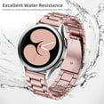thumbnail image 5 of XIHAMA Stainless Steel Band Compatible with Samsung Galaxy Watch 7 6 5 4 FE 40mm 44mm 45mm/Galaxy Watch 6 4 Classic 43mm 47mm 42mm 46mm/3 41mm/Active, 20mm Metal Replacement Band for Men Women, 5 of 8