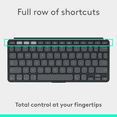 thumbnail image 3 of Logitech Keys-to-GO 2 Portable Wireless iPad Keyboard with Built-in Cover, Slim and Compact Bluetooth Keyboard for iPad, iPhone, Mac, and Apple TV, Easily Switch with Devices - Graphite, 3 of 11