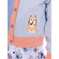 thumbnail image 6 of Bluey Girls Button Down Graphic Embroidery Cardigan, Sizes 4-16, 6 of 13