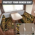 thumbnail image 2 of XYZCANDO Stretch 2-Piece Hibiscus RV Dinette Booth Seat Covers - Washable Protective Camper Furniture Covers, 2 of 8