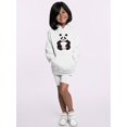 thumbnail image 2 of Cute Funny Big Panda Hoodie Juniors -Image by Shutterstock,  Large, 2 of 4