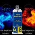 thumbnail image 4 of Fafa-Colle Métallique Résistante à l'Eau, Colle ABS Super pour Métal, Résistante à la Chaleur, Adaptée pour Fonte Céramique, Plastique Dur (80g), 4 of 4