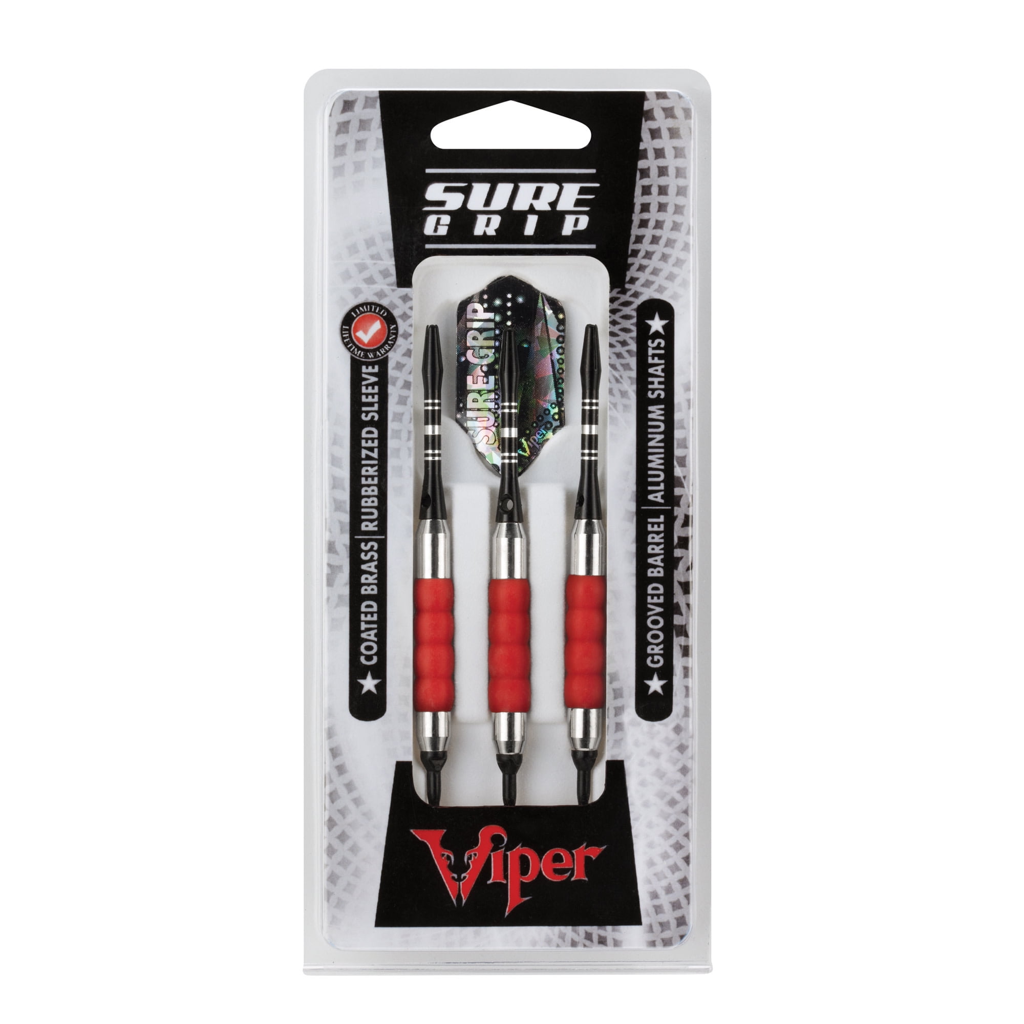 Viper Sure Grip Soft Tip Dart Set, 18 Grams, Red