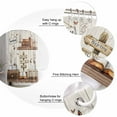 thumbnail image 5 of 72x78 Inch Shower Curtain Farmhouse Vintage Bathroom Decor Waterproof Fabric Bathtub Bath Curtains Decorative Country Cotton Book Butterfly Art Extra Long Shower Curtain Set with Hooks, 5 of 6
