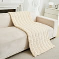 thumbnail image 2 of CJC Couch Cover for Dogs, Washable Fuzzy Pet Couch Covers for 3 Cushion Sofa Protector, Pet Friendly Dog Mat (Beige, 28'' x 59''), 2 of 10