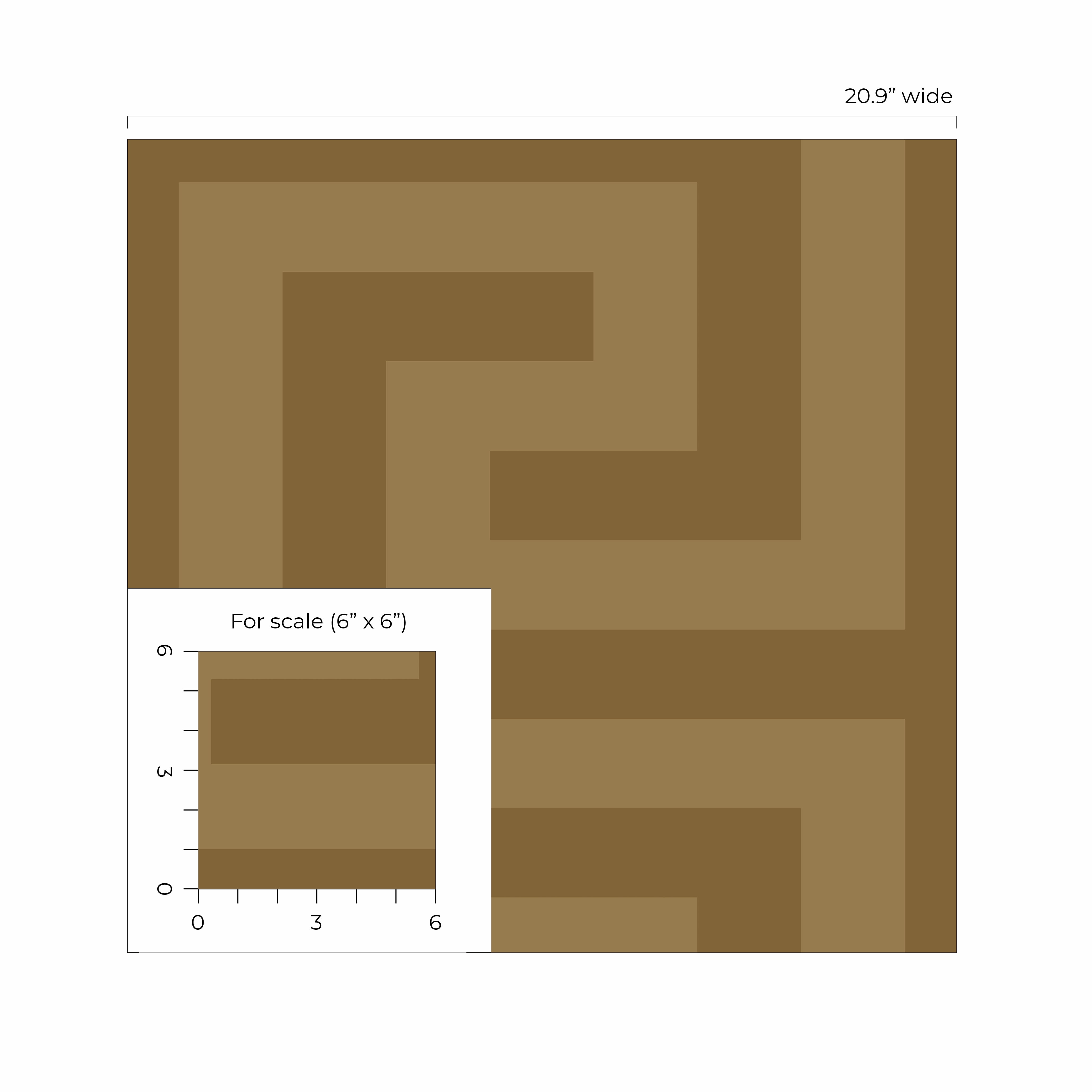 NextWall Dark Antique Gold Geometric Maze Peel and Stick Wallpaper - 20.9 in. W x 18 ft. L Roll