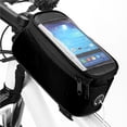 thumbnail image 4 of Manillar De Bicicleta, Bolsa Impermeable Para Cuadro De Bicicleta, Resistente Al Desgaste, Bolsa Para Teléfono De Bicicleta, Práctica,De Alta Para Teléfono De 4,8-5,5 Pulgadas Kearding OD004234-00, 4 of 7