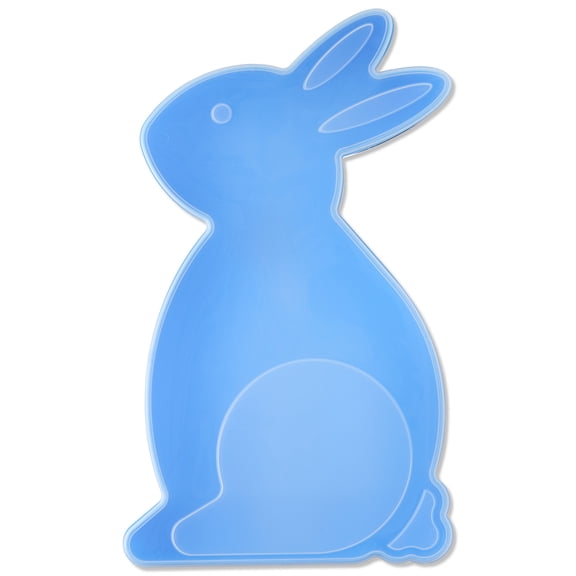 Plastic Bunny Shape Container Blue