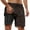 Brown-1, variant on QHFBli Mens Swim Trunks with Compression Lined Short Bathing Suits for Men 75 Inch Inseam Liner Men's Swimming Trunk