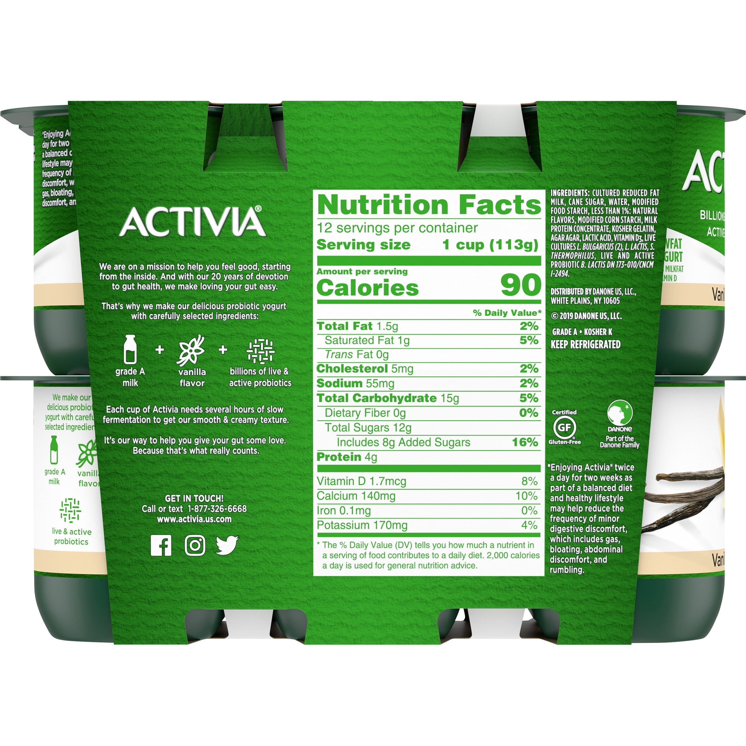 Activia Nutrition Facts Bios Pics