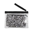 thumbnail image 2 of Bolsa George para Mujer Accesoria Mini Transparente con Cierre, Estampado Manchas Negro, 2 of 4