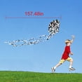 thumbnail image 4 of 13.12' Outdoor Kite Frameless Long Tail Octopus Kite Toy Game Kite Large Kite with 98.4' Kite Line, 4 of 6