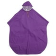 thumbnail image 1 of Shisuyan Imperméable Violet 1Ensemble 53.1X43.3X0.8In à Capuche Design Unisexe, 1 of 8