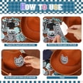 thumbnail image 2 of Parches autoadhesivos bordados KINGSOW Western Style 32 unidades, 2 of 6