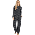 thumbnail image 3 of UVN Womens Pajamas Sets Long Sleeve Tops and Long Pants 2 Piece Outfit Fall Sleepwear Nightwear Soft Pjs Lounge Sets, 3 of 8