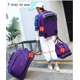 thumbnail image 3 of Bolsa de viaje de negocios para hombre con 2 ruedas, equipaje rodante de 22 pulgadas, bolso con ruedas, Maleta de equipaje rodante, 3 of 4