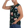 thumbnail image 3 of Bingfone Baby Sloths Sleeping Pattern Men's Tank Tops Workout Sleeveless Tee Shirts Running Beach Tanks for Men-Small, 3 of 7