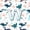 Watercolor W, variant on jejeloiu Ocean Animal Monogram A Full Size Sheets For Kids,Sea Life Whale Bed Sheets For Boys,4-Piece