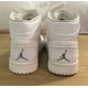 thumbnail image 5 of Ni - ke Ni - ke Air Jordan Retro 1 White/Cool Grey 554724-120 Men’s Size 10 US, 5 of 5