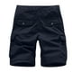 thumbnail image 2 of WILLBEST Pantalones Cortos para Hombre, Moda Masculina, Casuales, de Color Sólido, con Bolsillo, Cremallera y Hebilla, para Exteriores, Pantalones Cortos para Herramientas, 2 of 3
