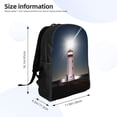 thumbnail image 4 of Fuzoiu Peggy's Cove Lighthouse Print Laptop Backpack,Work Business Backpacks, Large Capacity Nurse Bag College Bookbag for School, Waterproof Casual Daypack for Travel, 4 of 8