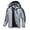 Lightgray-Darkgray, variant on Tyhengta Men's Waterproof Ski Jackets Winter Coats Snow Jacket Adjustable Fleece Windbreaker Windproof Outdoor RainJackets White L