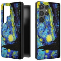 CoverON Art Design For Samsung Galaxy S25 Ultra Phone Case, Flexible Rubber Slim TPU Cover, Starry Night
