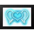 thumbnail image 2 of Carr, Hailey 18x13 Black Modern Framed Museum Art Print Titled - Neon Heart Wings AW, 2 of 5